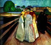 Edvard Munch pa bron oil painting picture wholesale